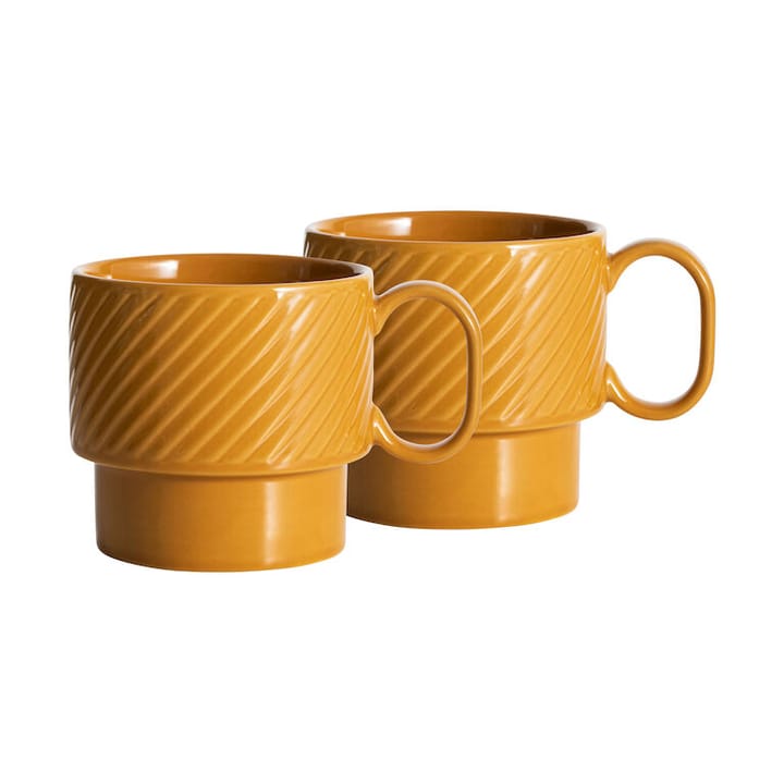 Coffee & More Teetasse 2er-Pack, Gelb Sagaform