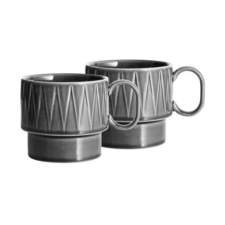 Coffee & More Teetasse 2er-Pack, Grau Sagaform