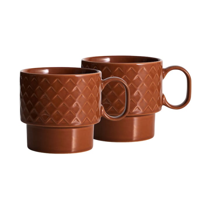 Coffee & More Teetasse 2er-Pack - Terrakotta - Sagaform