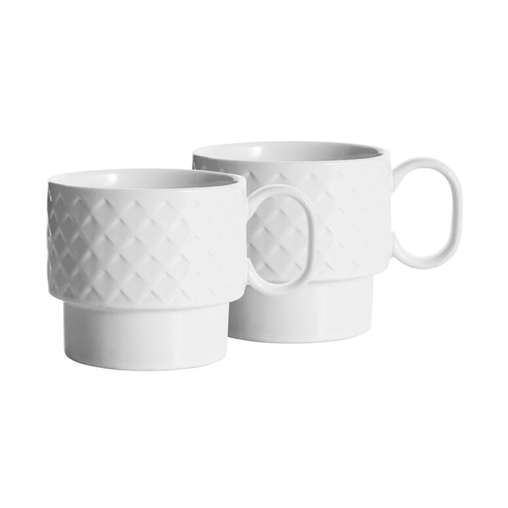 Coffee & More Teetasse 2er-Pack, Weiß Sagaform