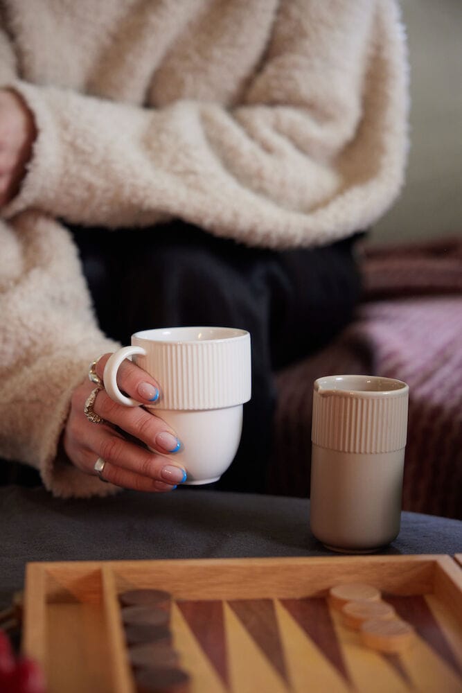 Inka-Tasse mit Henkel 27 cl, Weiß Sagaform