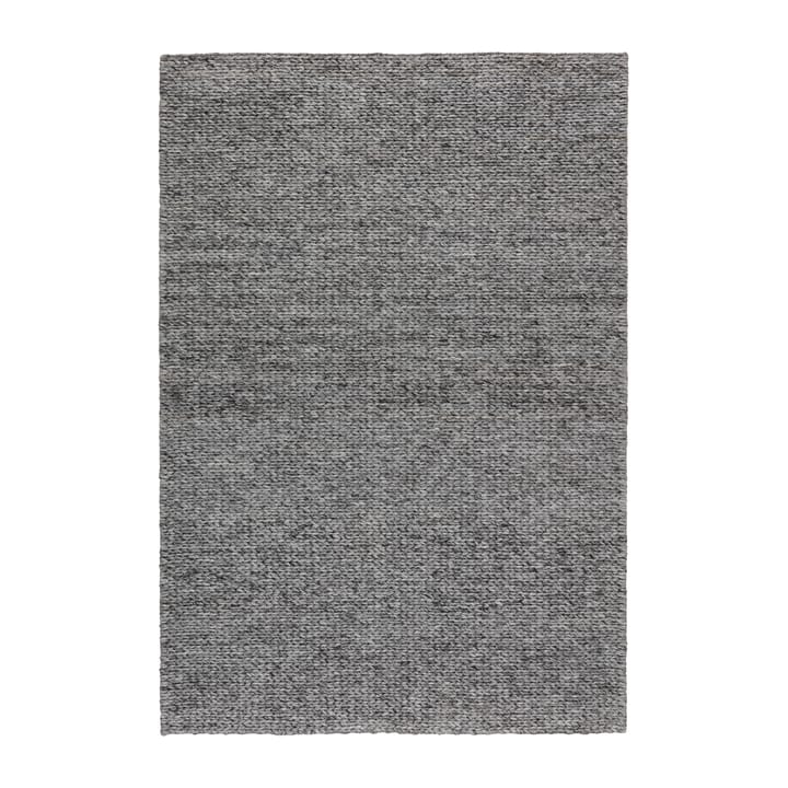 Braided Wollteppich dunkelgrau - 170x240 cm - Scandi Living