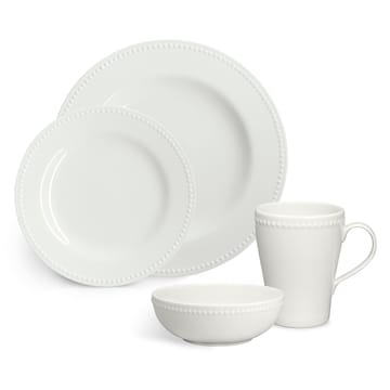 Dots Tasse 35cl 4er Pack - Cremeweiß - Scandi Living