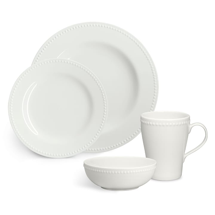 Dots Tasse 35cl 4er Pack, Cremeweiß Scandi Living