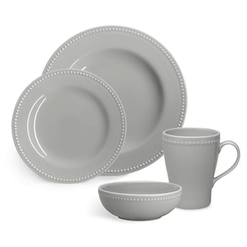 Dots Tasse 35cl 4er Pack - Grau - Scandi Living