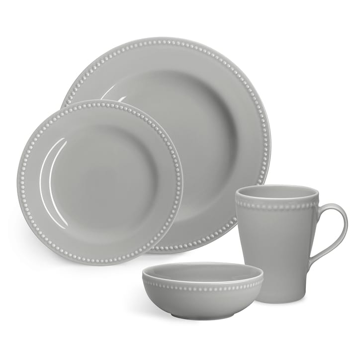 Dots Tasse 35cl 4er Pack, Grau Scandi Living