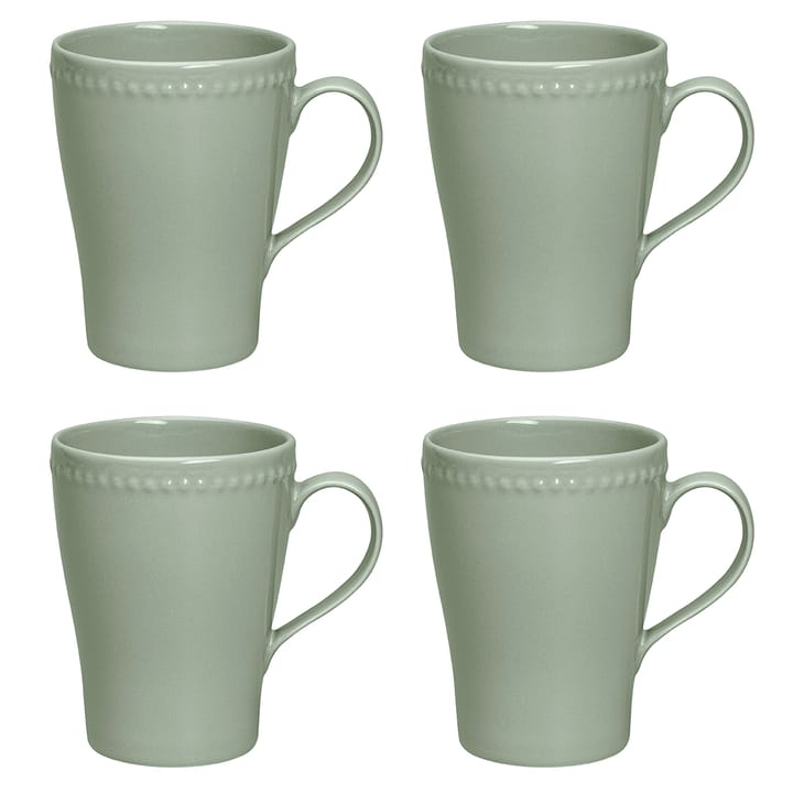 Dots Tasse 35cl 4er Pack, Grün Scandi Living