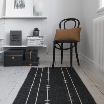 Fir Teppich nude-black - 70 x 200cm - Scandi Living