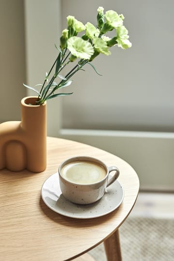 Freckle Tasse mit Untertasse 26cl - Beige - Scandi Living