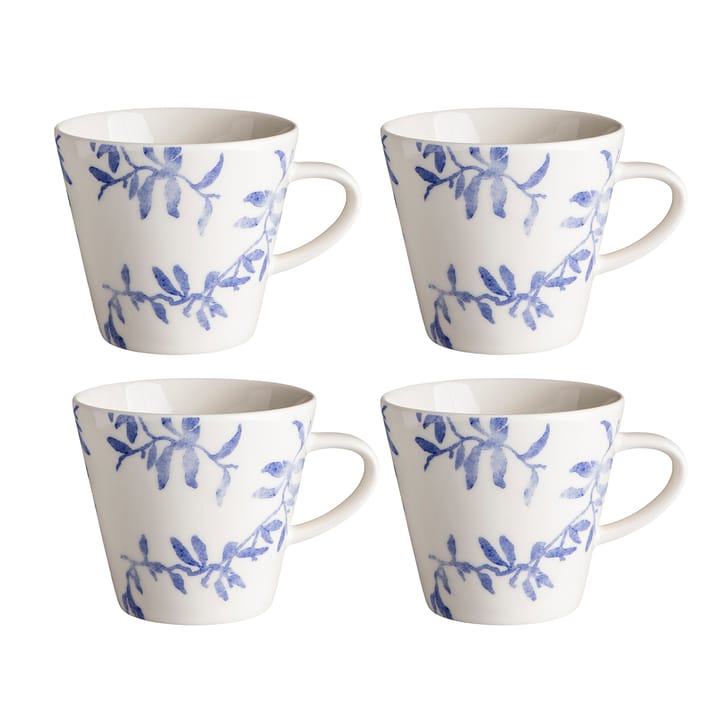 Havspil Tasse 30cl 4er Pack - Blau-weiß - Scandi Living