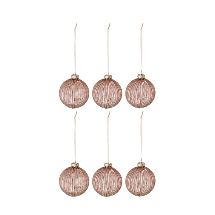 Holiday Weihnachtskugel 6er-Pack - Rose gold - Scandi Living