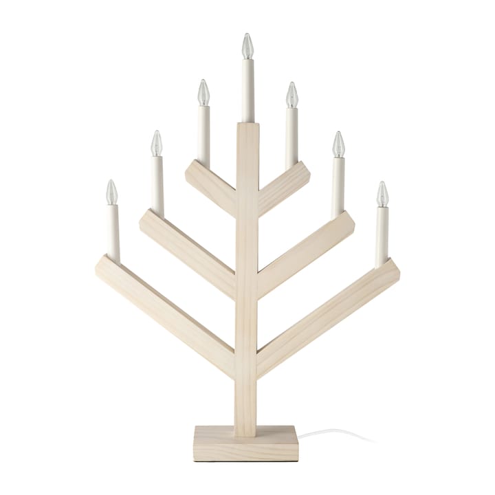 Pine Adventskerzenhalter 62cm - Weißlasiert - Scandi Living