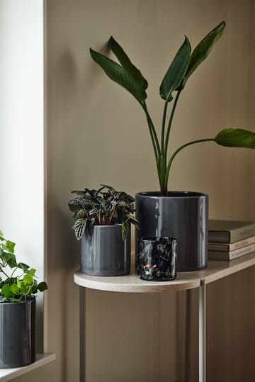 Sleek Blumentopf Ø 19 cm - Charcoal - Scandi Living