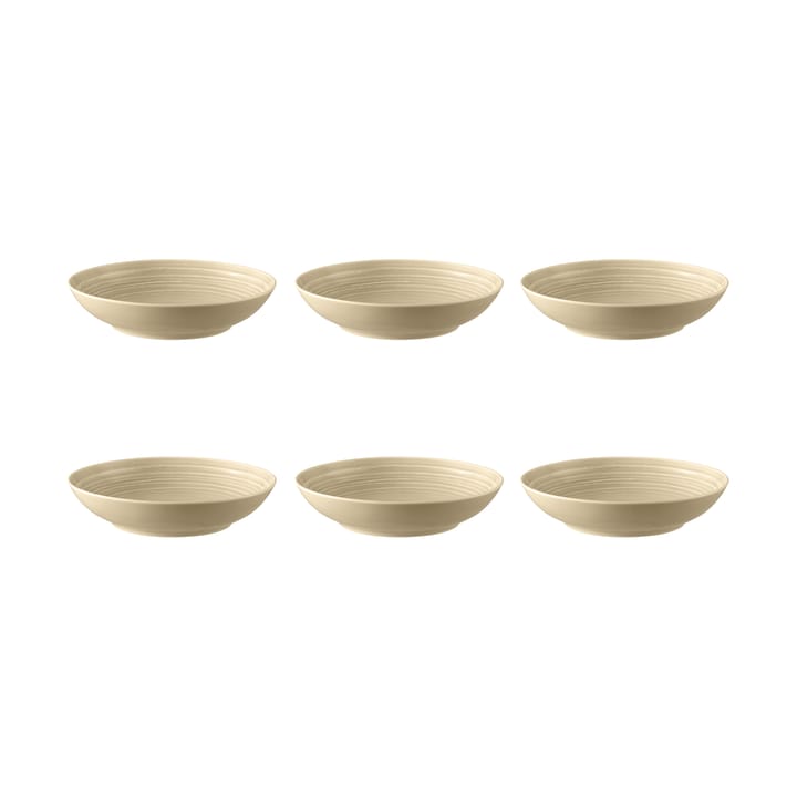 Terra tiefer Teller Ø21,2cm 6er Pack - Sand Beige - Seltmann Weiden