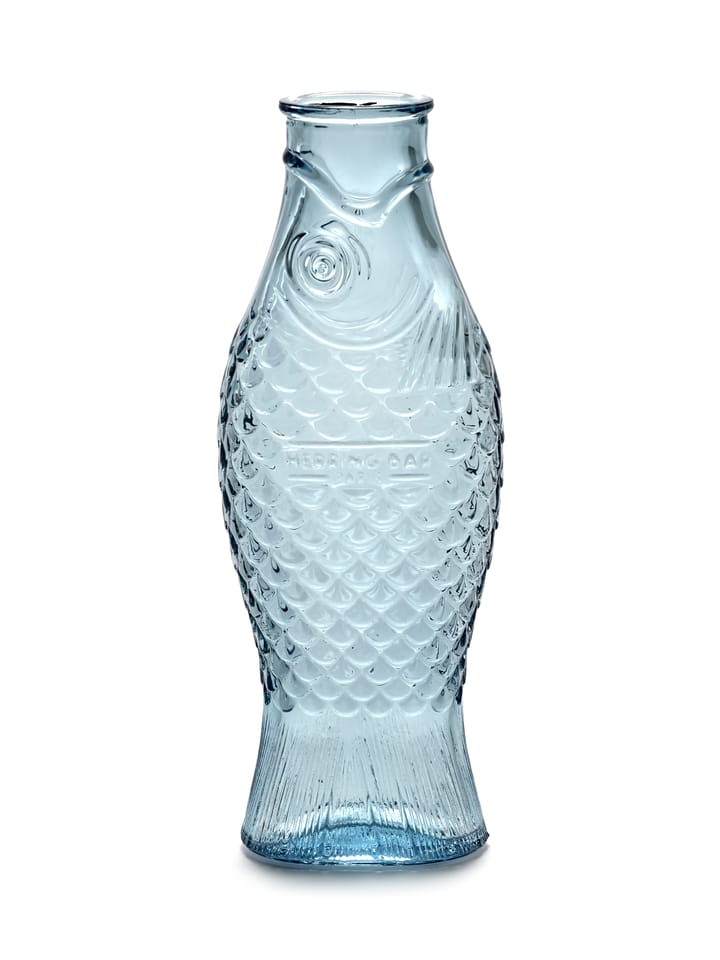 Fish & Fish Glasflasche 85 cl, Light blue Serax