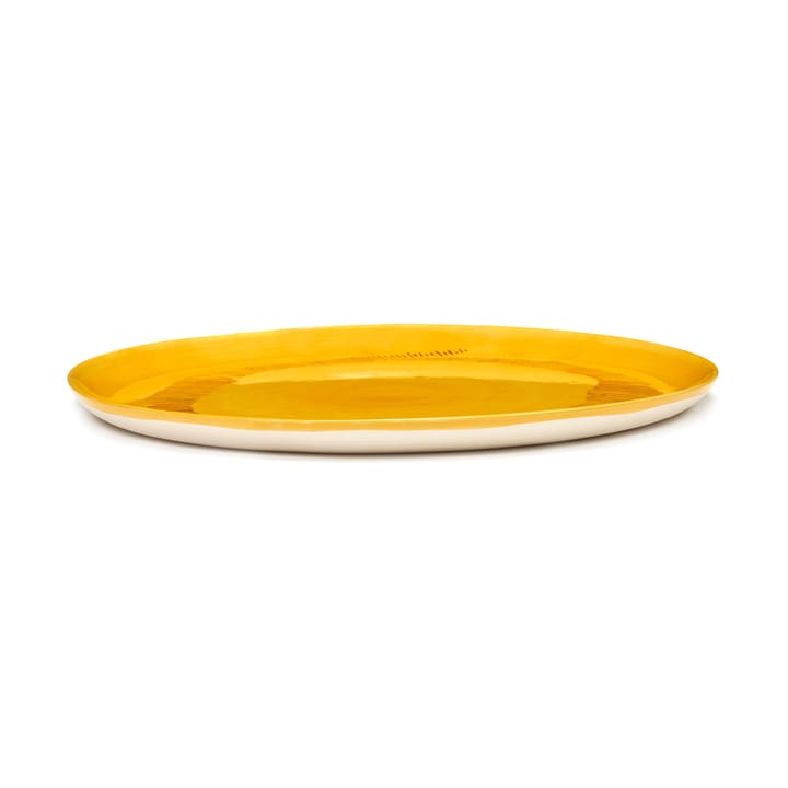 Ottolenghi Feast Servierteller Ø35 cm, Yellow stripes-red Serax