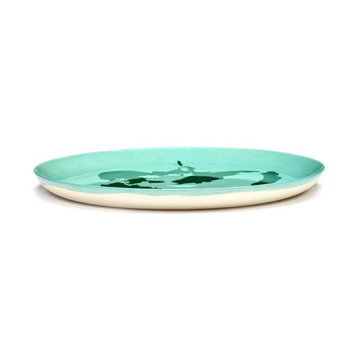 Ottolenghi Feast Teller L Ø26,5 cm 2er Pack, Azure-pepper green Serax