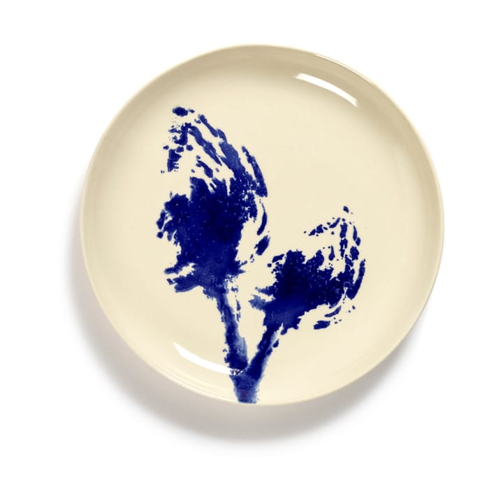 Ottolenghi Feast Teller S Ø19 cm 2er Pack, White-artichoke blue Serax