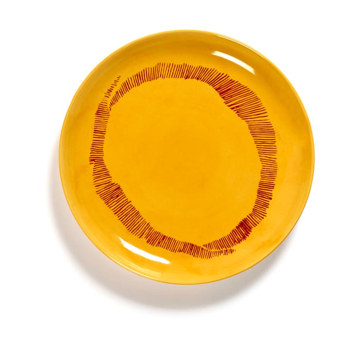 Ottolenghi Feast Teller S Ø19 cm 2er Pack - Yellow stripes-red - Serax