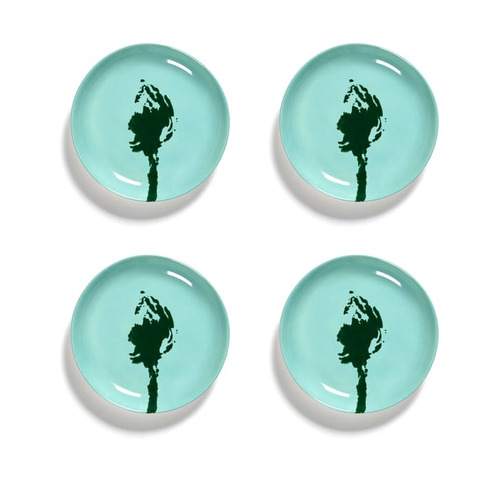 Ottolenghi Feast Teller XS Ø16 cm 4er Pack - Azure-artichoke green - Serax