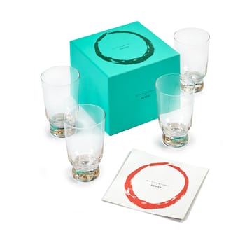 Ottolenghi Feast Wasserglas 33 cl 4er Pack - Stripes gold - Serax