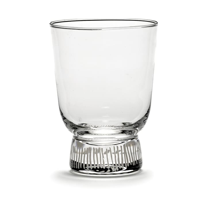 Ottolenghi Feast Wasserglas 33 cl 4er Pack, Stripes sandblasted Serax