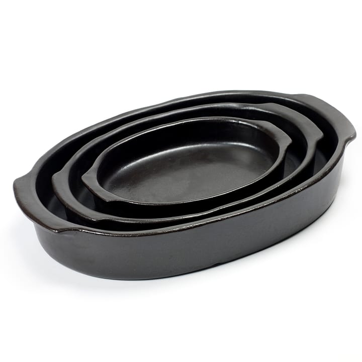 Pure Ofenform oval M , Black Serax