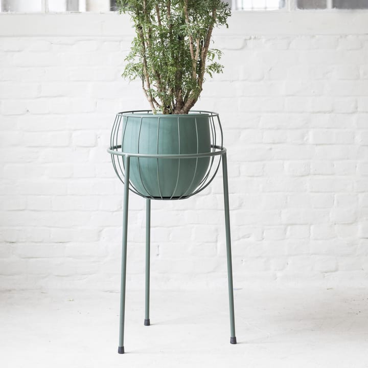 Serax Blumentopf mit Ständer, Army green Serax