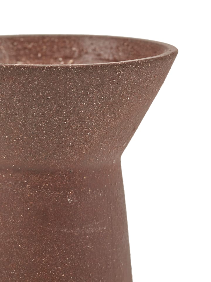 Urban 02 Vase M 21,5 cm, Red-brown Serax