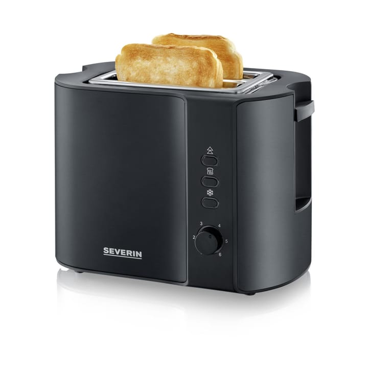 Severin AT 9552 Toaster 2 Scheiben, Matt schwarz Severin