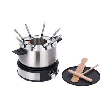 Severin FO 2471 Kombi Fondue/Crepes - Edelstahl - Severin