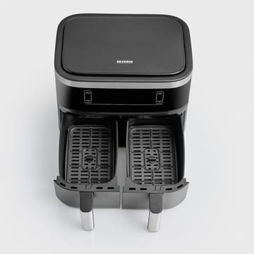 Severin FR 2453 Airfryer Doppel 2x4 L - Schwarz - Severin