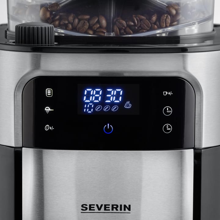 Severin KA 4813 Kaffeemaschine mit Mahlwerk & touch, 10 Tassen Severin