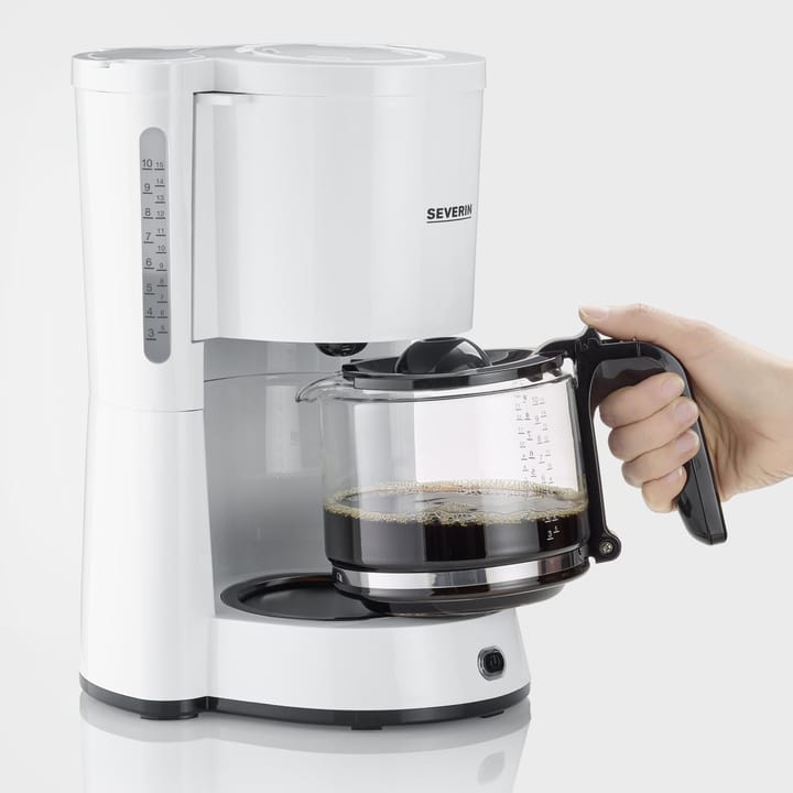 Severin KA 4816 Typ Kaffeemaschine 10 Tassen, Weiß Severin