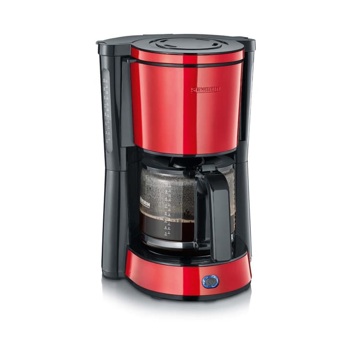 Severin KA 4817 Typ Kaffeemaschine 10 Tassen - Rot-Metall - Severin