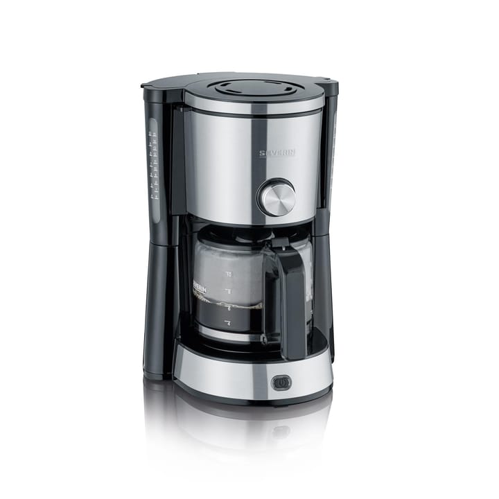 Severin KA 4825 Aroma Select Kaffeemaschine 10 Tassen - Edelstahl-schwarz - Severin