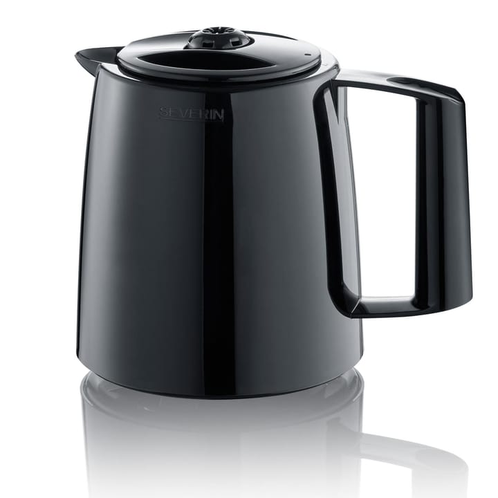 Severin KA 9308 Thermo-Kaffeemaschine mit extra Kanne für 8 Tassen, Schwarz-Edelstahl Severin