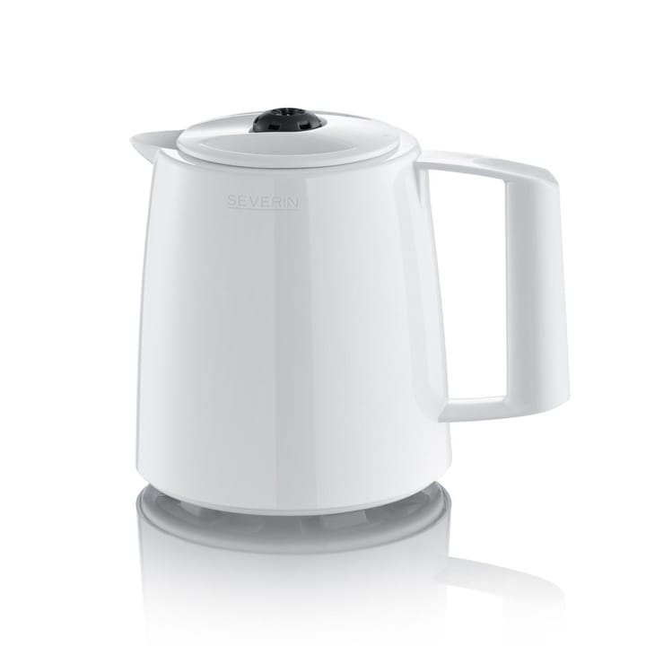 Severin KA 9309 Thermo-Kaffeemaschine mit extra Kanne, Weiß Severin