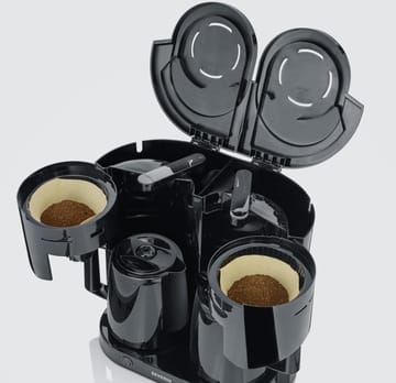 Severin KA 9315 Duo Thermo-Kaffeemaschine Doppel - Schwarz - Severin