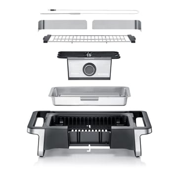 Severin PG 8114 Senoa DigitalBoost Elektrogrill - Schwarz - Severin