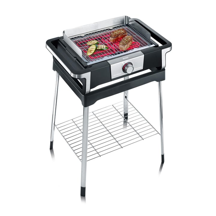 Severin PG 8117 Senoa Boost Elektrogrill mit Stativ, Schwarz Severin