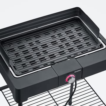 Severin PG 8568 Elektrogrill mit Ständer und Grillplatte - Schwarz - Severin