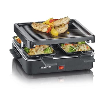 Severin RG 2370 Raclette Mini 4 Pfannen - Schwarz - Severin