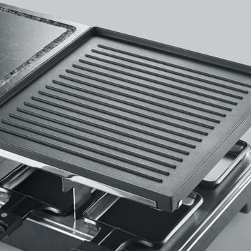 Severin RG 2376 Raclette Kombi Grill/Stein 8 Pfannen - Schwarz - Severin