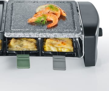 Severin RG 9645 Raclette Kombi Basic 8 Pfannen - Schwarz - Severin