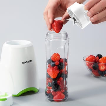 Severin SM 3735 Mix & Go Blender Smoothie 600 ml - Weiß-Grün - Severin