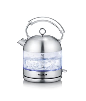 Severin WK 3459 Retro Wasserkocher 1,7 L - Edelstahl - Severin