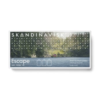 ESCAPE Mini-Duftkerze Geschenkset 3-teilig - 65 g - Skandinavisk