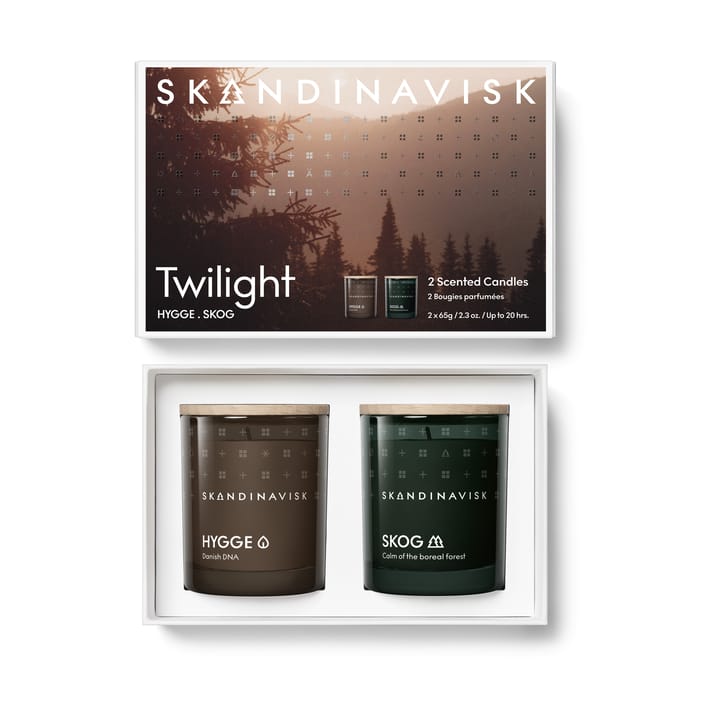 Twilight Duftkerzen Geschenkset 2 Teile - 65 g - Skandinavisk