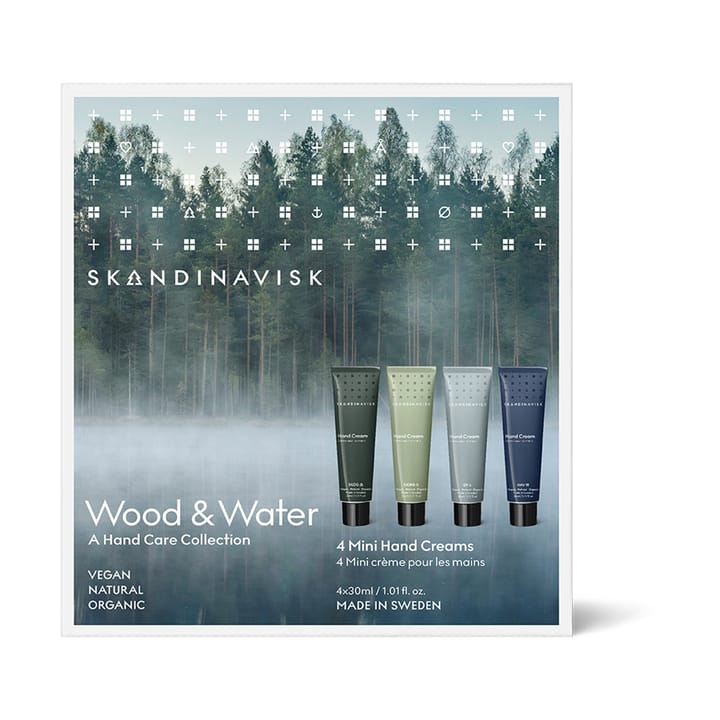 Wood & Water Mini Handcreme 4 Teile, 30 ml Skandinavisk